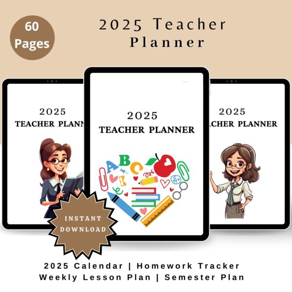 2025 Teacher Planner