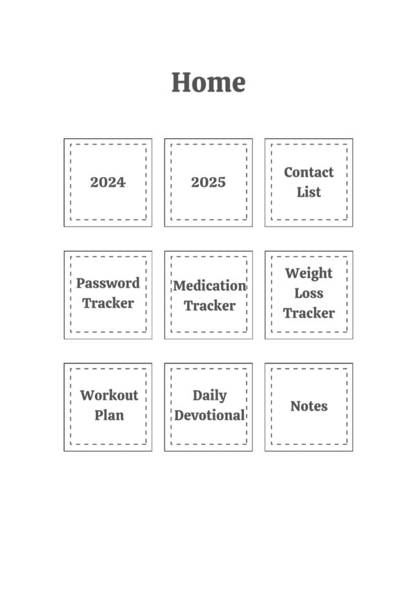 2025 Digital Planner Hyperlinked & Interactive - Image 3